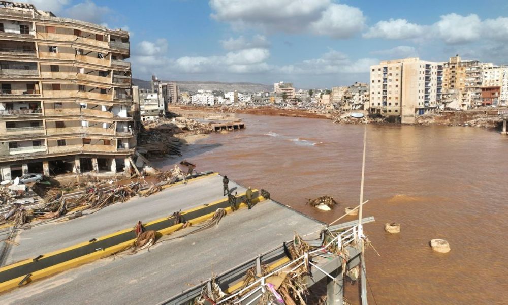How did the Libyan government respond to the floods?